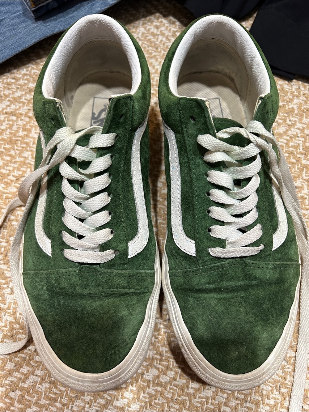 Green Suede Van’s